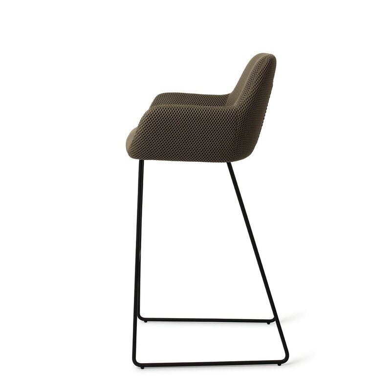 Jesper Home Hiroo Jungle Jewel Bar Stool - Slide black (H)