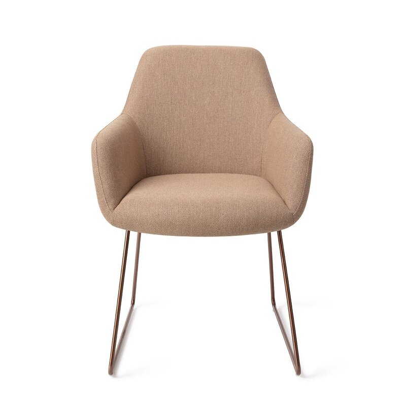 Jesper Home Hiroo Whisper Wheat Dining Chair - Slide Rose