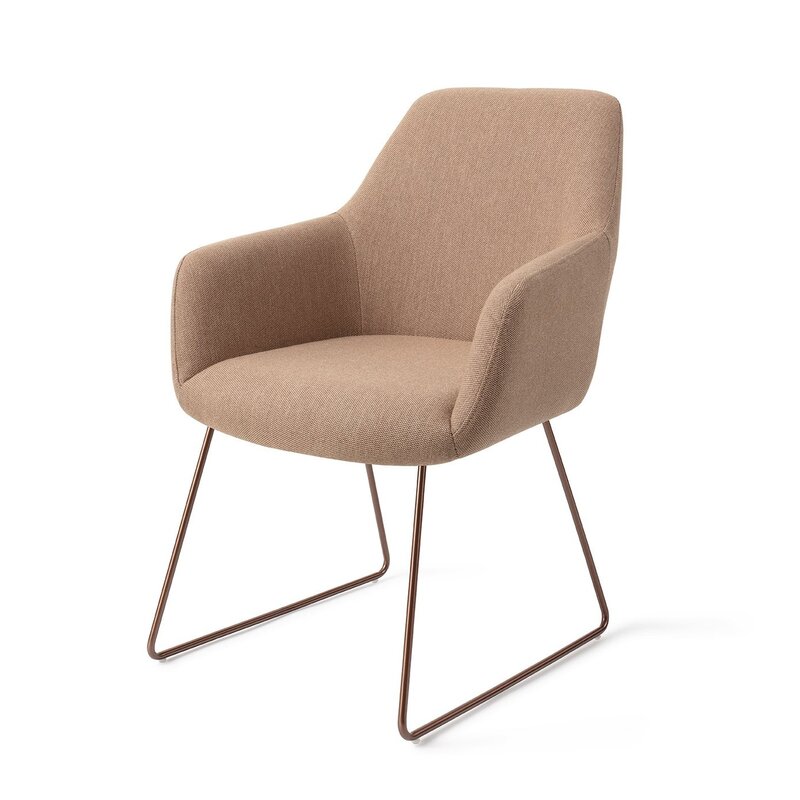 Jesper Home Hiroo Whisper Wheat Eetkamerstoel - Slide Rose
