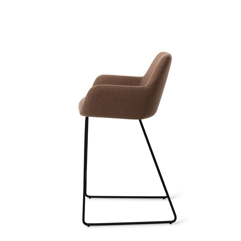 Jesper Home Hiroo Rustic Rye Bar Stool - Slide black (L)
