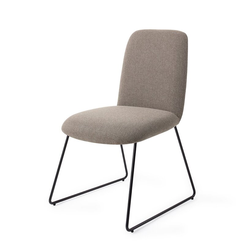 Jesper Home-collectie Taiwa Foggy Fusion Eetkamerstoel - Slide black