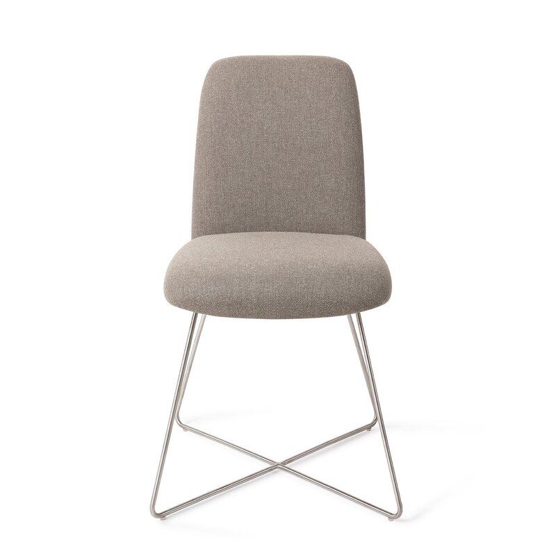 Jesper Home-collectie Taiwa Foggy Fusion Eetkamerstoel - crosssteel