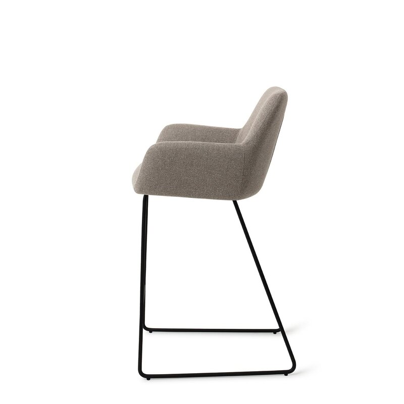 Jesper Home-collectie Hiroo Foggy Fusion Barkruk - Slide black (L)