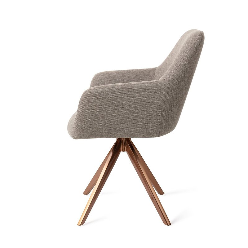 Jesper Home Hiroo Mistige Fusie Eetkamerstoel - turn rose