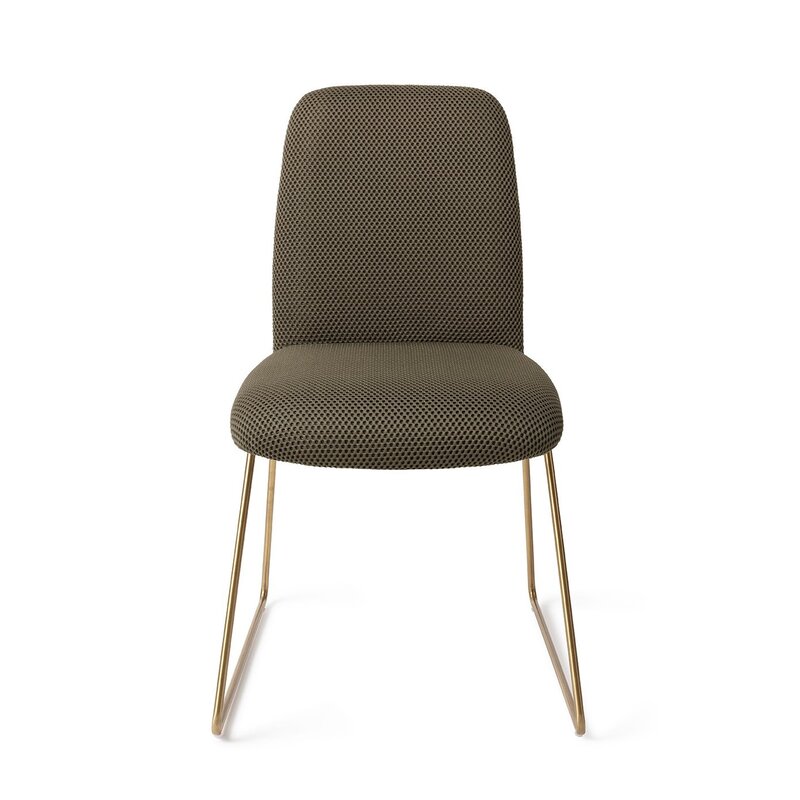 Jesper Home-collectie Taiwa Jungle Jewel Eetkamerstoel - Slide Goud