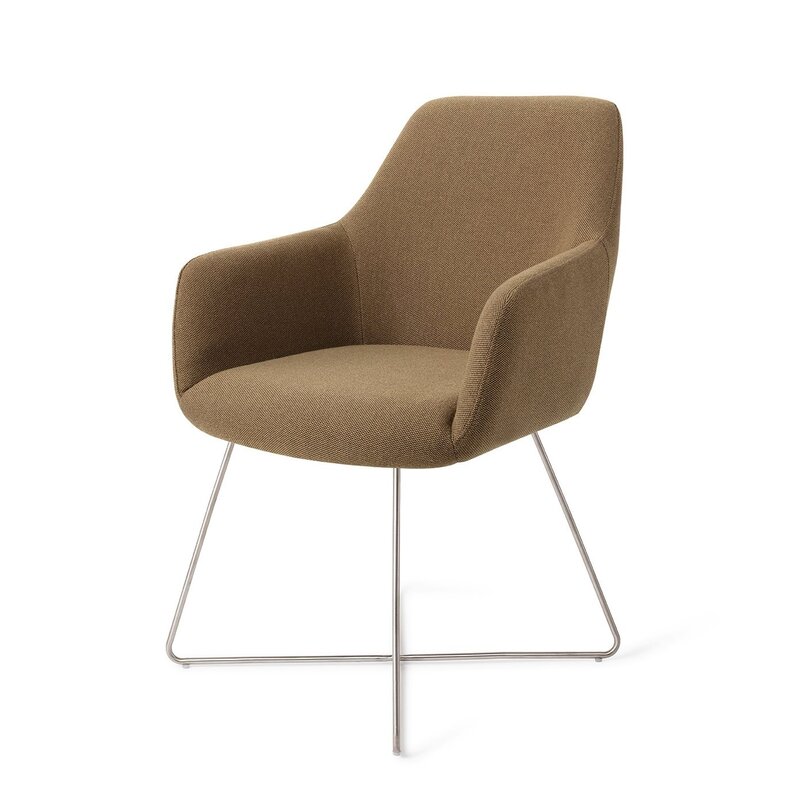 Jesper Home Hiroo Willow Eetkamerstoel - crosssteel