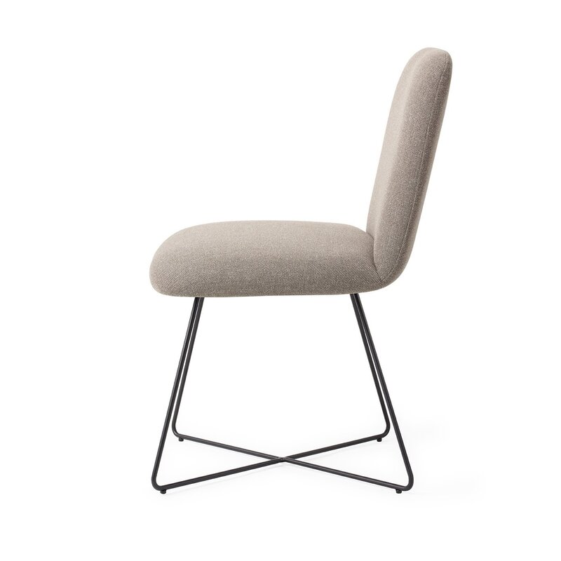 Jesper Home-collectie Taiwa Foggy Fusion Eetkamerstoel - Cross black