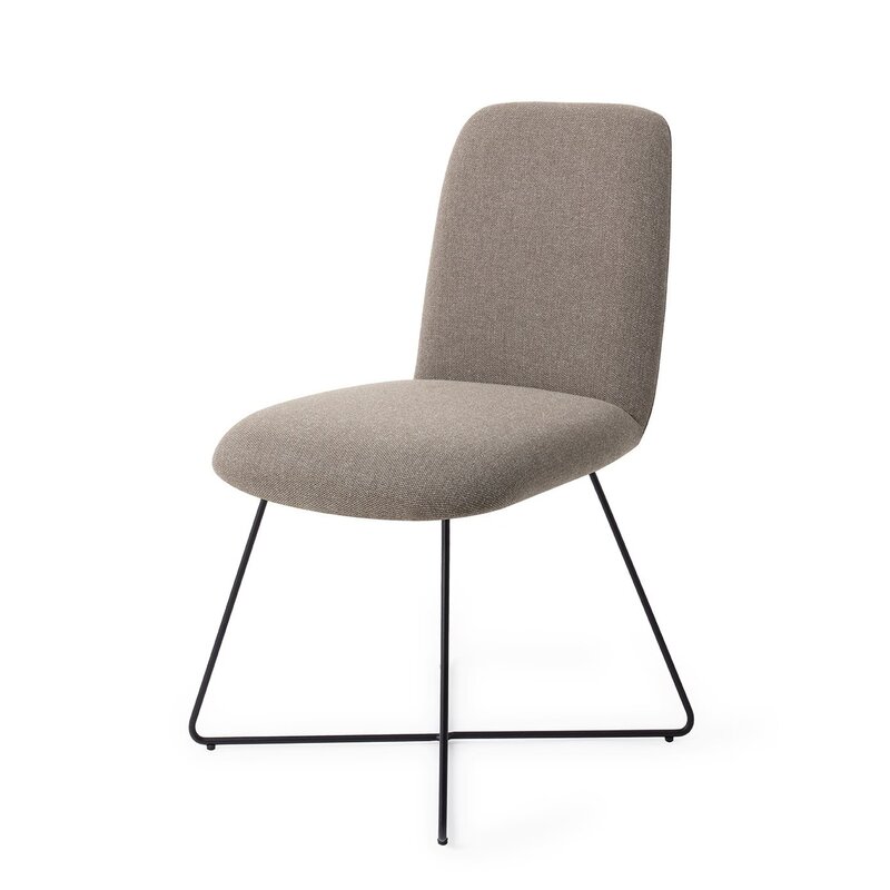 Jesper Home-collectie Taiwa Foggy Fusion Eetkamerstoel - Cross black