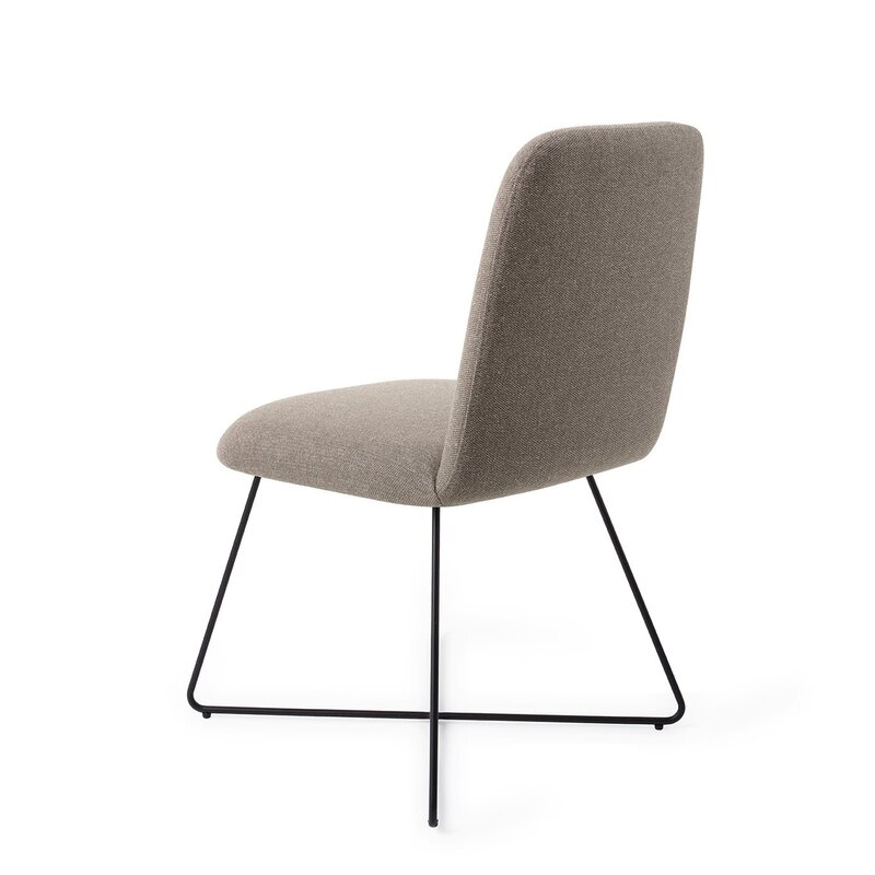 Jesper Home-collectie Taiwa Foggy Fusion Eetkamerstoel - Cross black