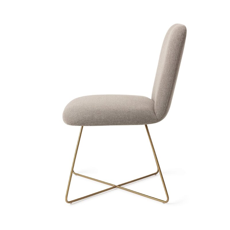 Jesper Home-collectie Taiwa Foggy Fusion Eetkamerstoel - Cross Gold