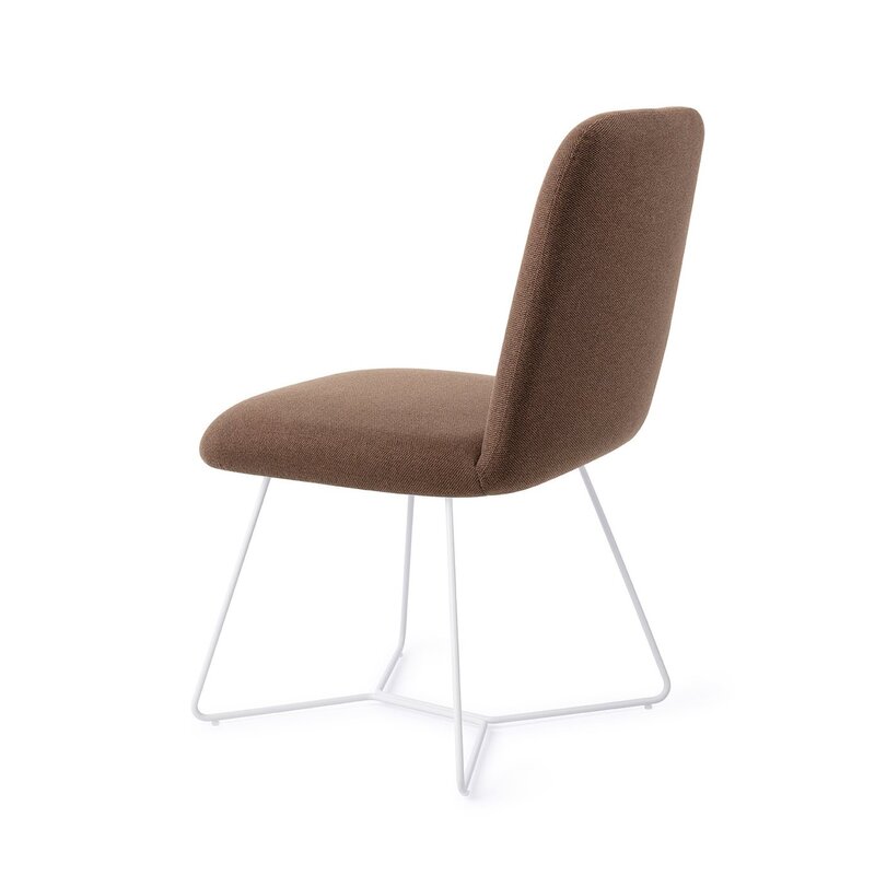 Jesper Home Taiwa Rustic Rye Dining Chair - Beehive white