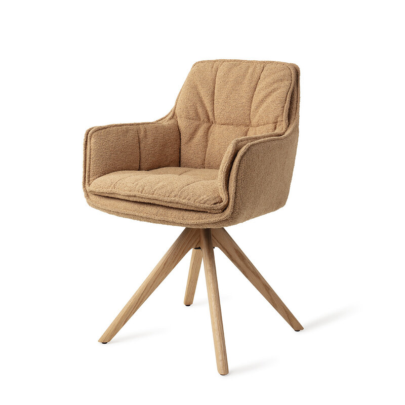 Jesper Home Akune Sunbaked Dining Chair - Oak Natural