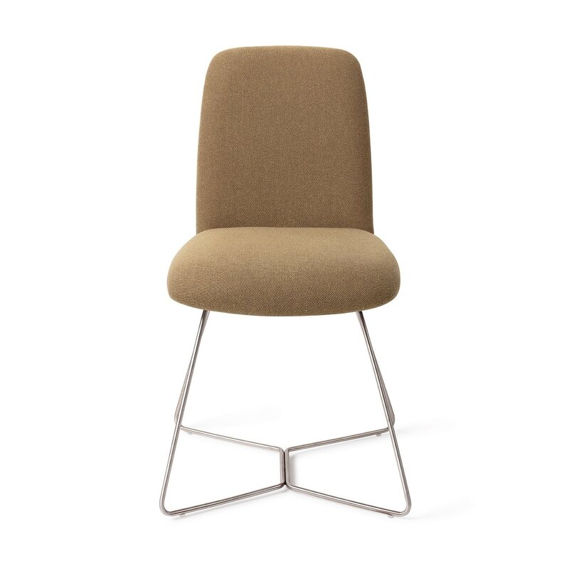 Jesper Home-collectie Taiwa Willow Eetkamerstoel - Beehive Steel