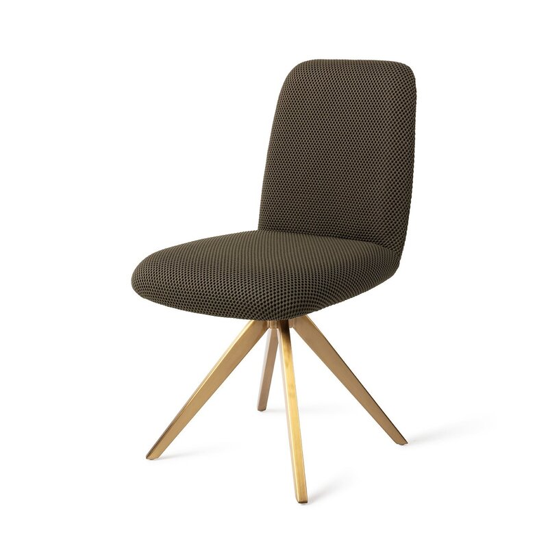 Jesper Home Taiwa Jungle Jewel Eetkamerstoel - turn  Gold