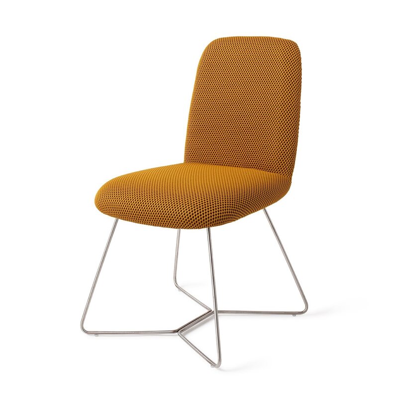 Jesper Home-collectie Taiwa Groovy Garam Eetkamerstoel - Beehive Steel<br />
<br />
Taiwa Groovy Garam Eetkamerstoel - Beehive steel
