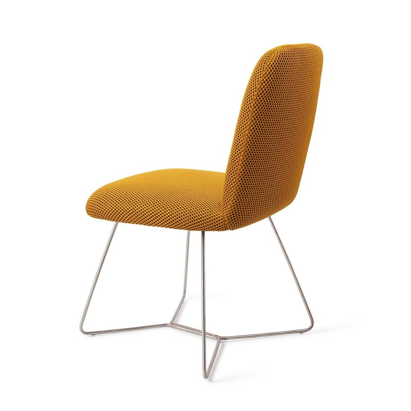 Jesper Home-collectie Taiwa Groovy Garam Eetkamerstoel - Beehive Steel<br />
<br />
Taiwa Groovy Garam Eetkamerstoel - Beehive steel
