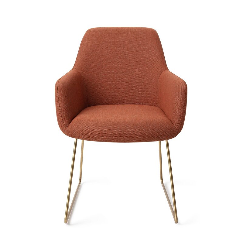 Jesper Home Hiroo Hearth Harmony Dining Chair - Slide Gold