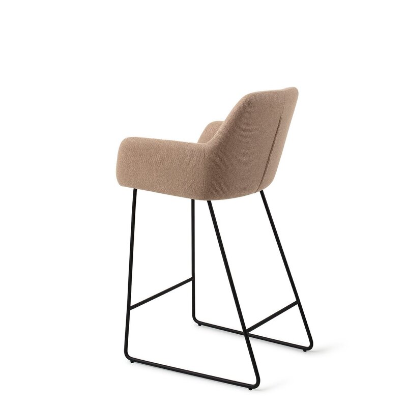 Jesper Home Hiroo Whisper Wheat Bar Stool - Slide black (L)