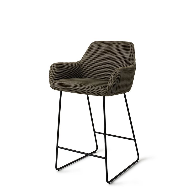 Jesper Home Hiroo Jungle Jewel Bar Stool - Slide black (L)