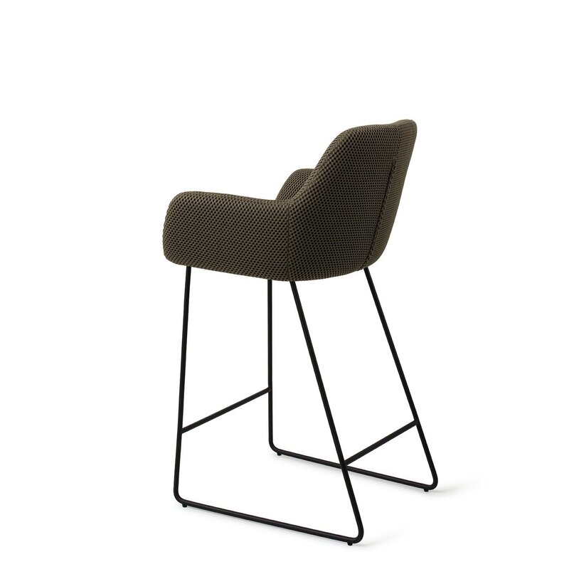 Jesper Home Hiroo Jungle Jewel Bar Stool - Slide black (L)