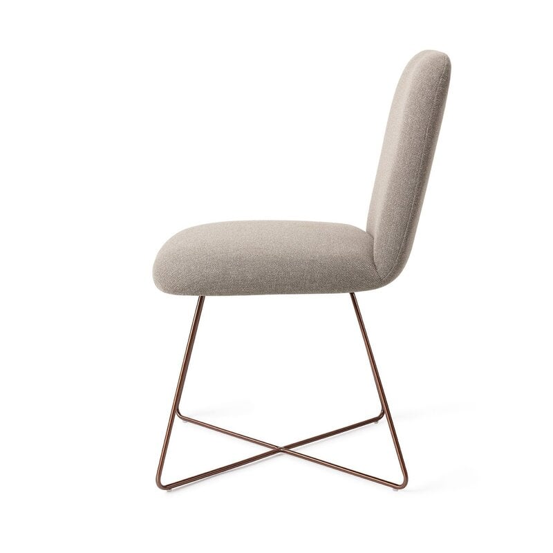 Jesper Home-collectie Taiwa Foggy Fusion Eetkamerstoel - Cross Rose