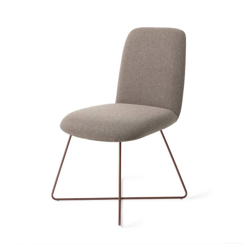 Jesper Home-collectie Taiwa Foggy Fusion Eetkamerstoel - Cross Rose