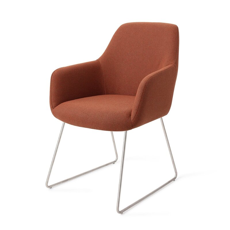 Jesper Home Hiroo Hearth Harmony Eetkamerstoel - Slide steel