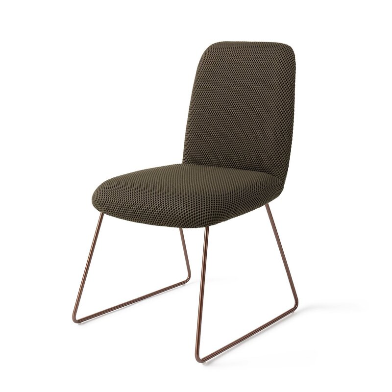 Jesper Home-collectie Taiwa Jungle Jewel Eetkamerstoel - Slide Rose