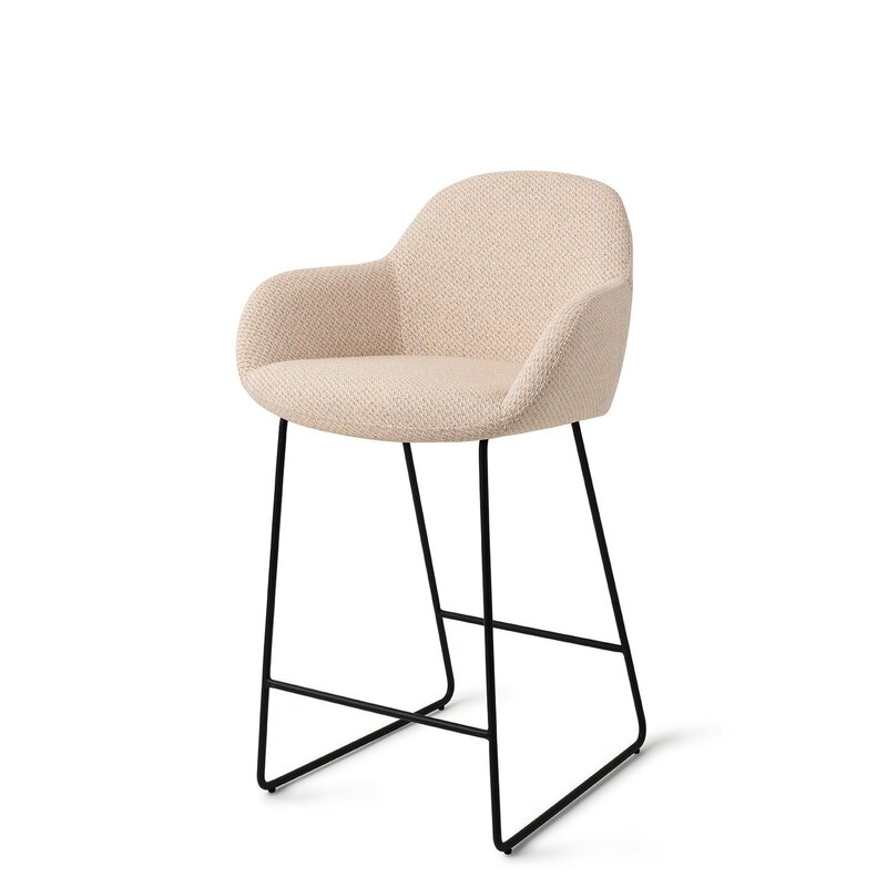 Jesper Home Kushi Trouty Tinge Barkruk - Slide black (L)