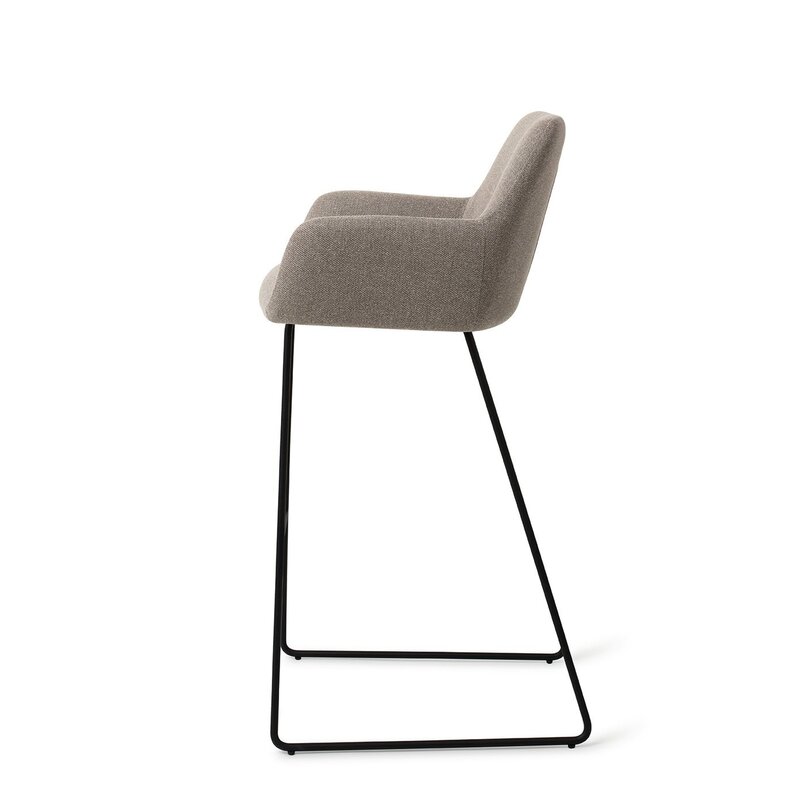 Jesper Home-collectie Hiroo Foggy Fusion Barkruk - Slide black (H)