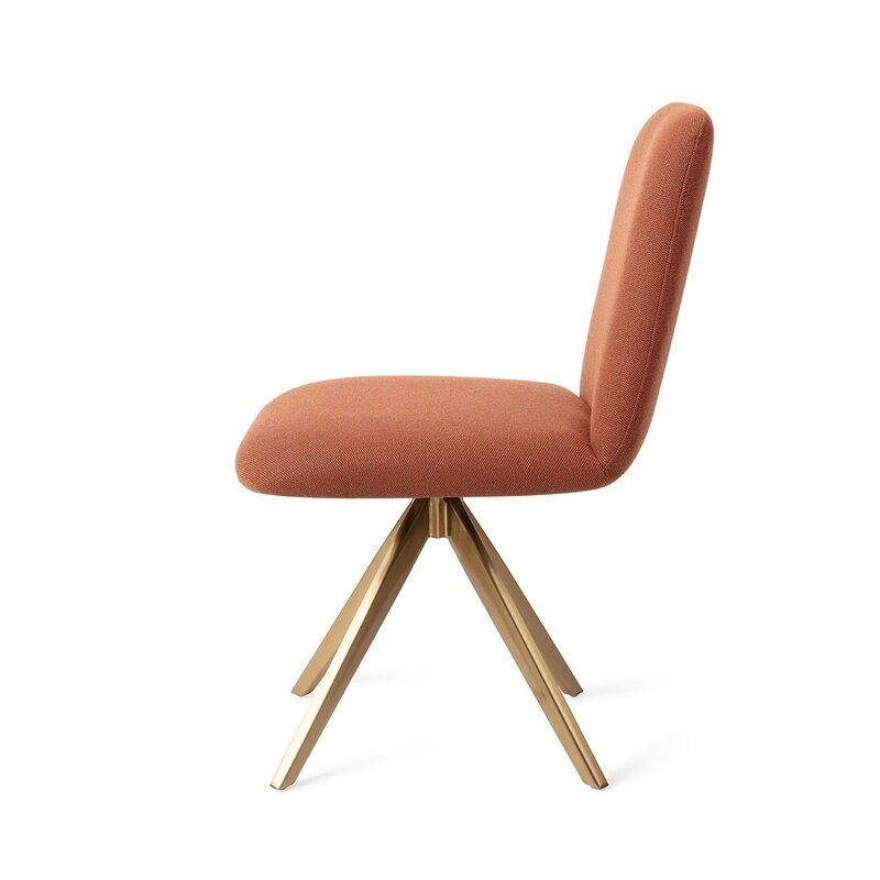 Jesper Home-collectie Taiwa Hearth Harmony Eetkamerstoel - turn  Gold<br />
<br />
Taiwa Hearth Harmony Eetkamerstoel - Goudkleurig met draaimechanismeend