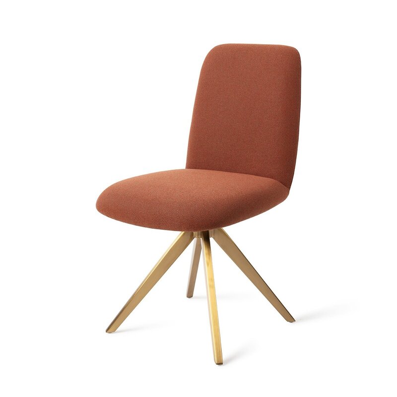 Jesper Home-collectie Taiwa Hearth Harmony Eetkamerstoel - turn  Gold<br />
<br />
Taiwa Hearth Harmony Eetkamerstoel - Goudkleurig met draaimechanismeend
