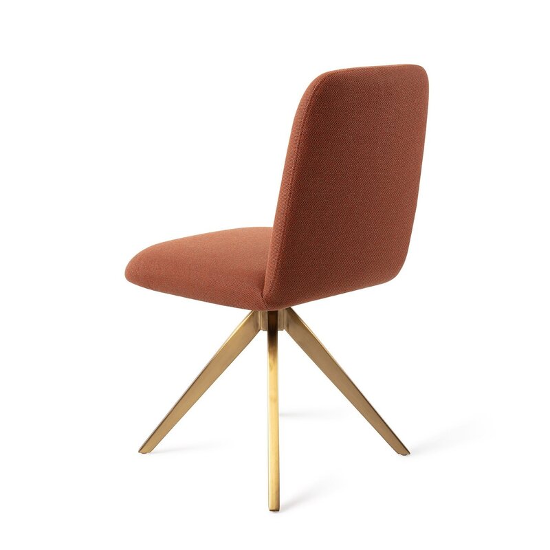 Jesper Home-collectie Taiwa Hearth Harmony Eetkamerstoel - turn  Gold<br />
<br />
Taiwa Hearth Harmony Eetkamerstoel - Goudkleurig met draaimechanismeend