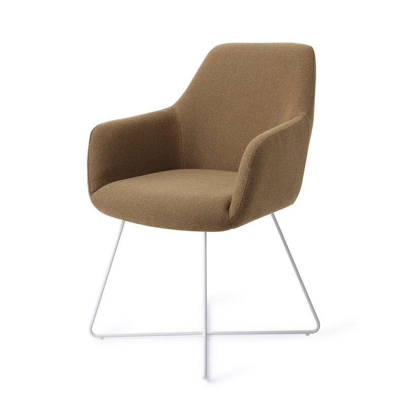 Jesper Home-collectie Hiroo Willow Eetkamerstoel - Cross white