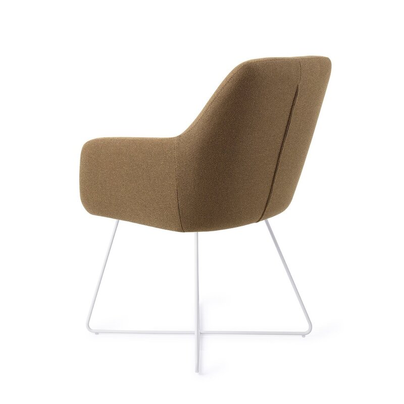 Jesper Home-collectie Hiroo Willow Eetkamerstoel - Cross white