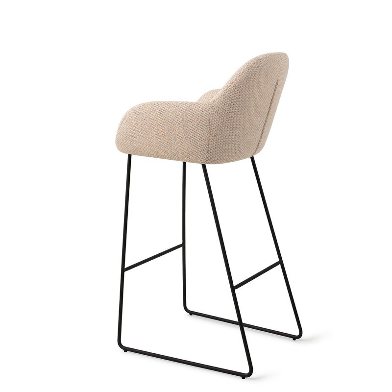 Jesper Home Kushi Trouty Tinge Bar Stool - Slide black (H)