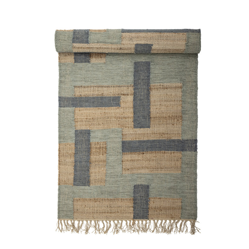 Bloomingville-collectie Honiton Rug Green Wool