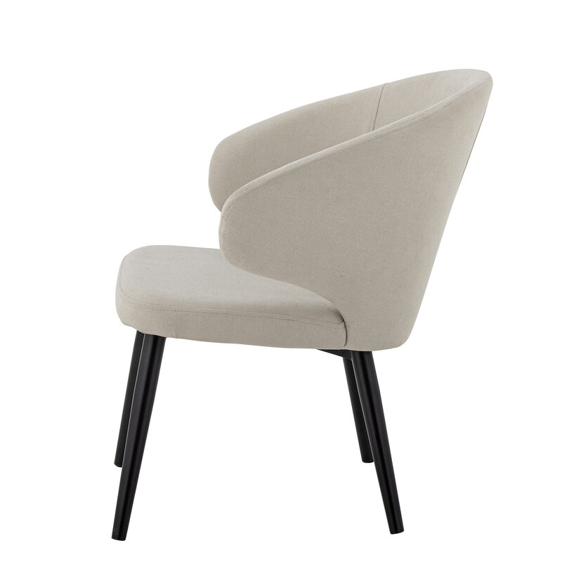 Bloomingville-collectie Loon Lounge Chair Nature Polyester