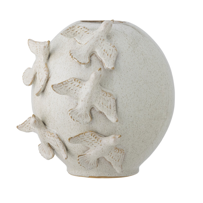Bloomingville-collectie Abira Vase Nature Stoneware