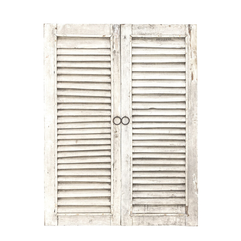 Bloomingville-collectie Granville wanddecoratie groen teruggewonnen hout