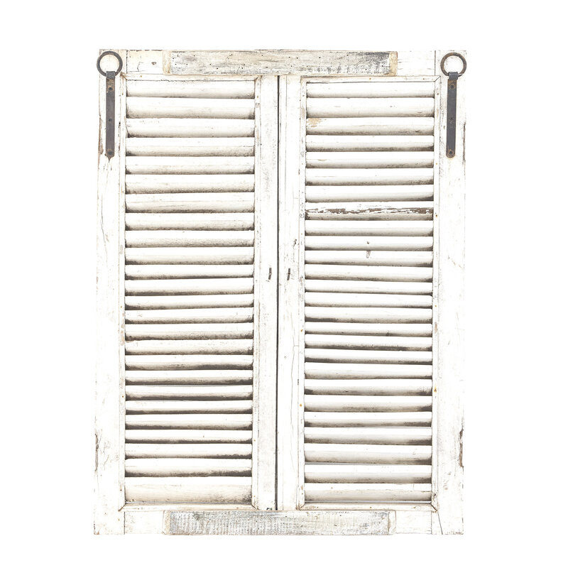 Bloomingville-collectie Granville wanddecoratie groen teruggewonnen hout