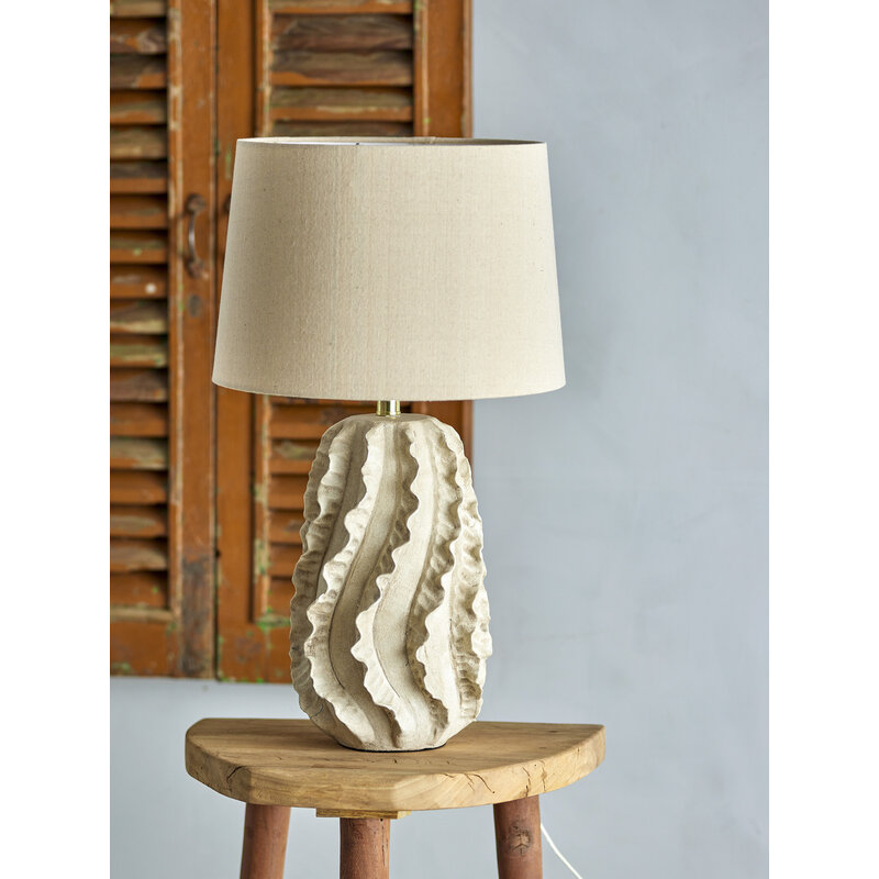 Bloomingville-collectie Natika Table lamp Nature Stoneware