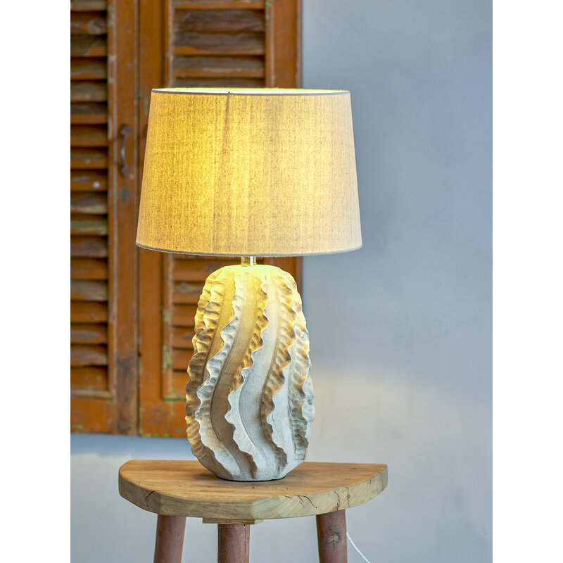Bloomingville-collectie Natika Table lamp Nature Stoneware