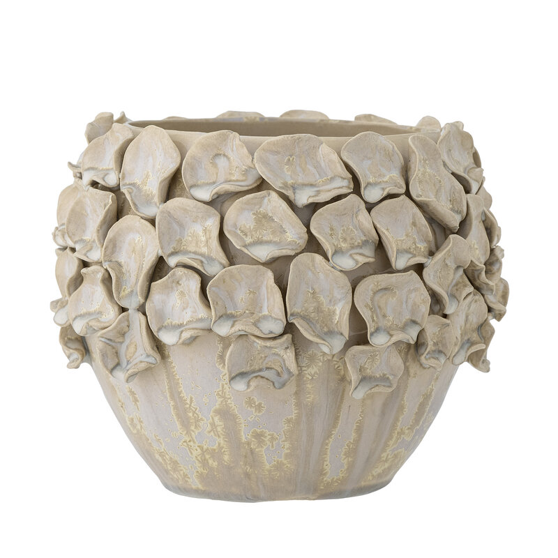 Bloomingville-collectie Coral Flowerpot Nature Stoneware