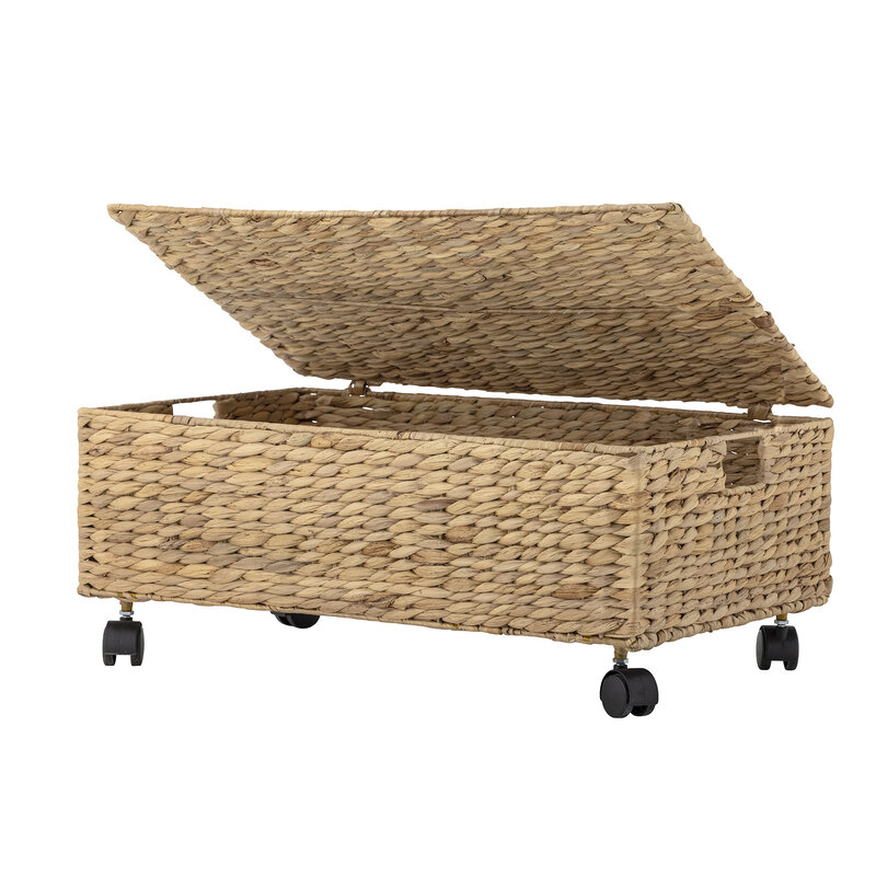 Bloomingville-collectie Nelas Basket w/Lid Nature Water Hyacinth