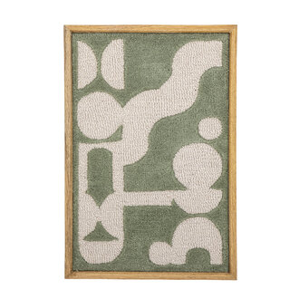 Bloomingville Longton Wall Decor Green Wool