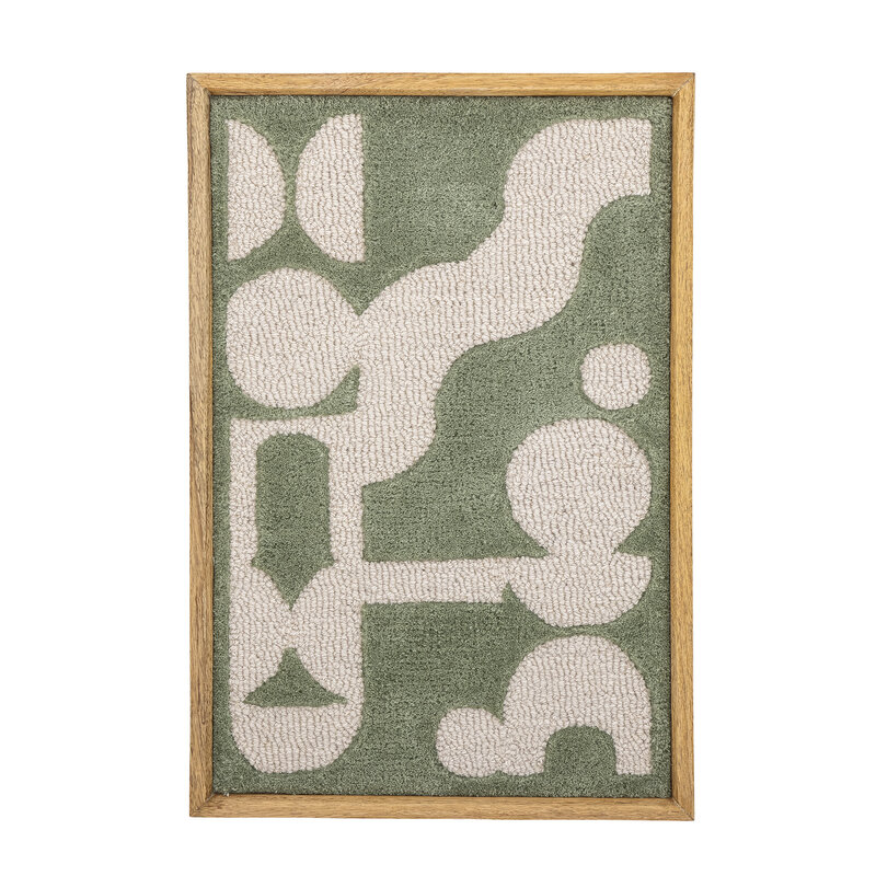 Bloomingville-collectie Longton Wall Decor Green Wool
