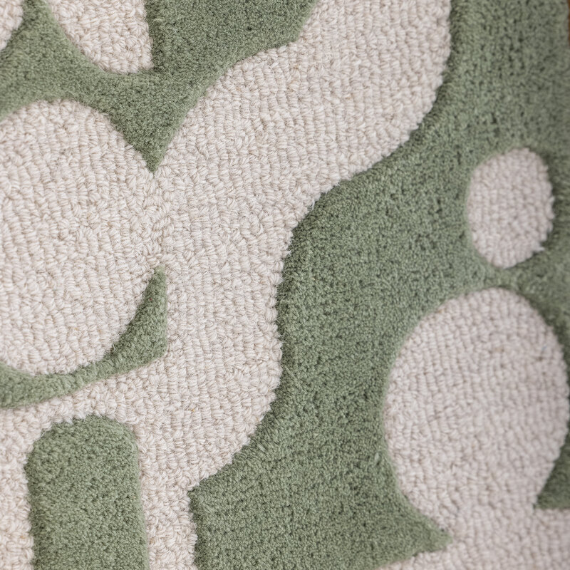 Bloomingville-collectie Longton Wall Decor Green Wool
