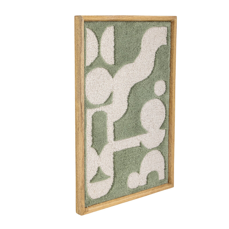 Bloomingville-collectie Longton Wall Decor Green Wool