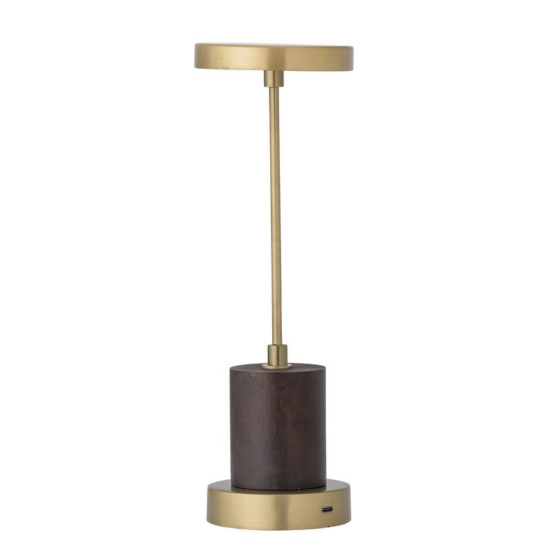 Bloomingville-collectie Chico Draagbare Lamp Oplaadbaar Messing Metaal